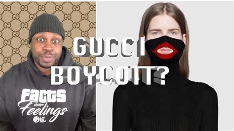 why are people boycotting gucci.